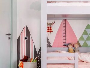 现代简约风格硅藻泥装修图片 儿童房装修效果图